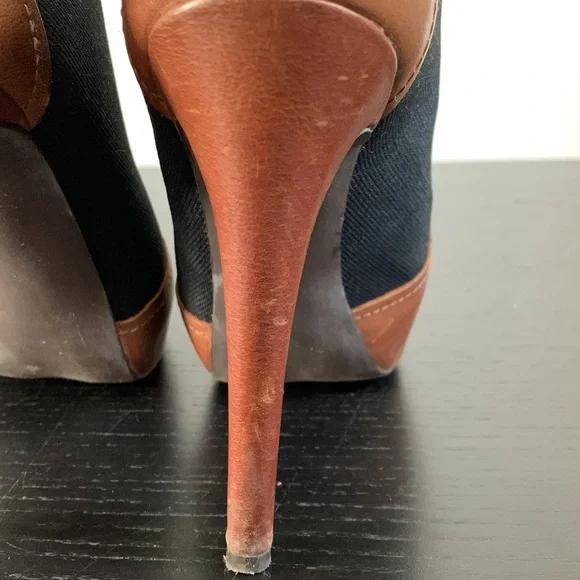 JESSICA SIMPSON distressed leather ankle bootie - Picture 7 of 16